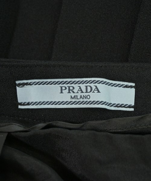PRADA（プラダ）ひざ丈スカート 黒 サイズ:38(S位) レディース/2200681090088