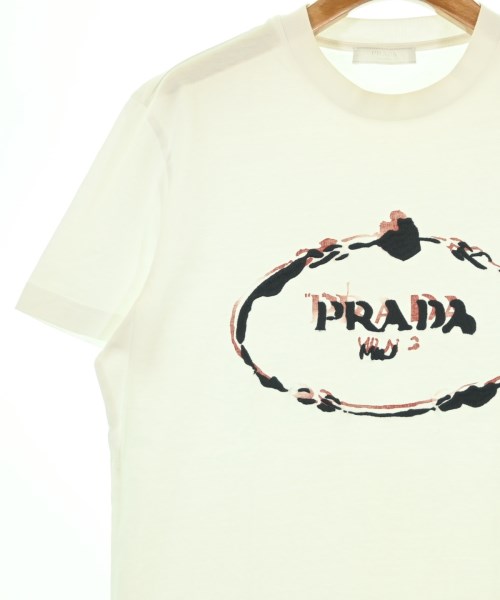 PRADA（プラダ）Tシャツ・カットソー 白 サイズ:M レディース/2200681176089