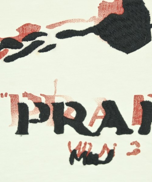 PRADA（プラダ）Tシャツ・カットソー 白 サイズ:M レディース/2200681176089