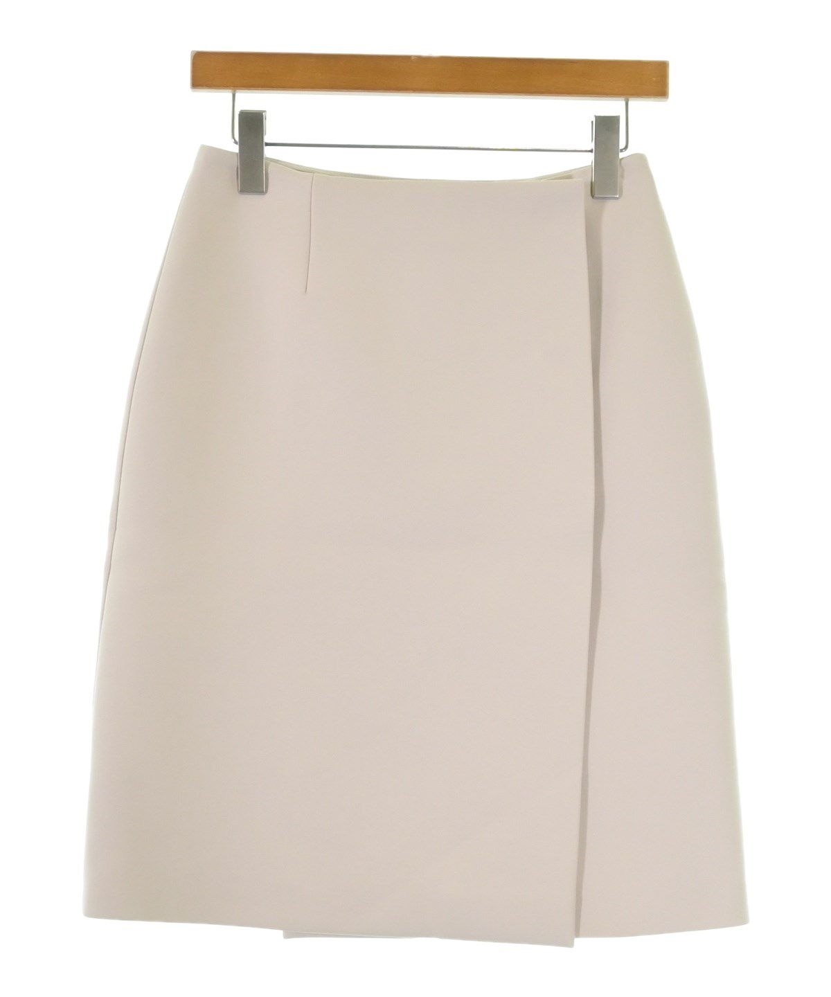 PRADA(プラダ)☆40 L位☆ベージュ☆リネン スカート PRADA（プラダ）ひざ丈スカート ベージュ サイズ:36(XS位) レディース