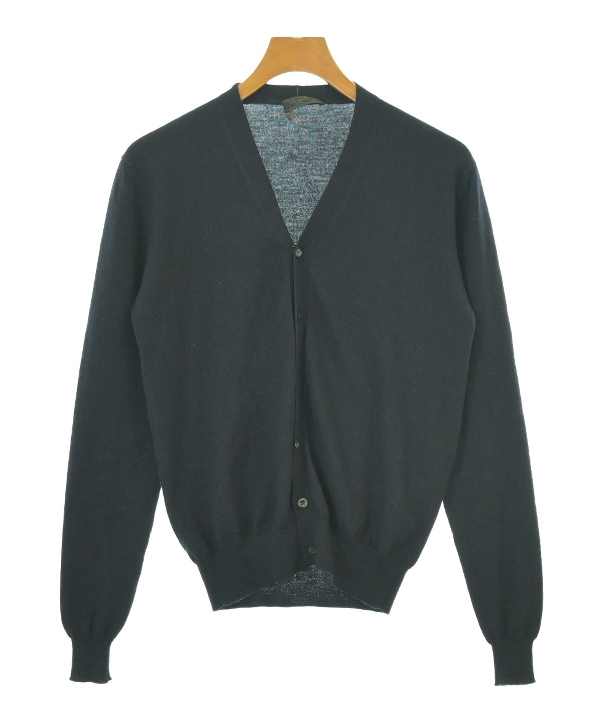 PRADA（プラダ）カーディガン 紺 サイズ:48(L位) メンズ/2200681516045