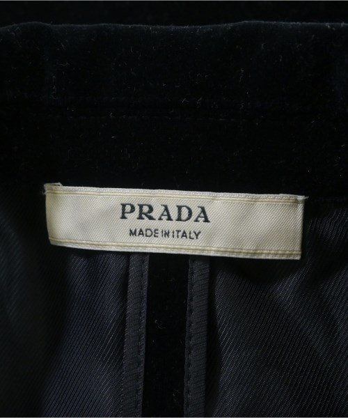 PRADA（プラダ）カジュアルジャケット 黒 サイズ:38(S位) レディース/2200677294018