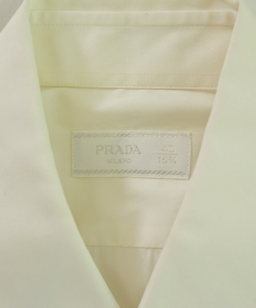 PRADA（プラダ）ドレスシャツ 白 サイズ:40(L位) メンズ/2200678141090