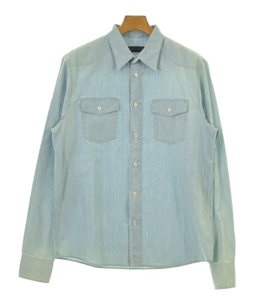 PRADA(プラダ)カジュアルシャツ 青 サイズ:40(L位)/2200678141175