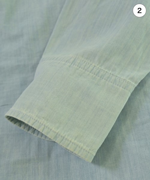 PRADA（プラダ）カジュアルシャツ 青 サイズ:40(L位) メンズ/2200678141175