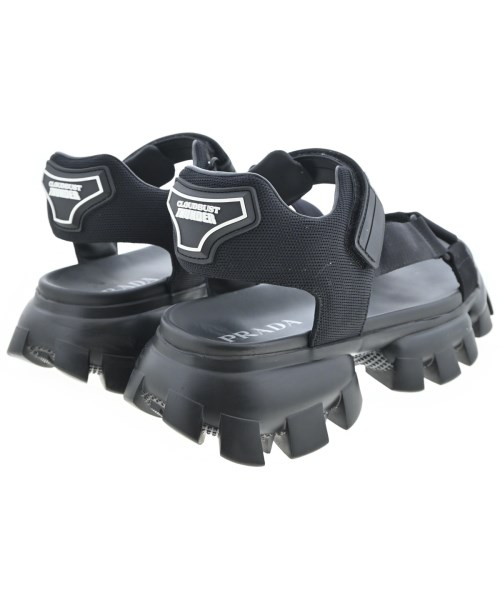 PRADA（プラダ）サンダル 黒 サイズ:UK9(27.5cm位) メンズ/2200681371255