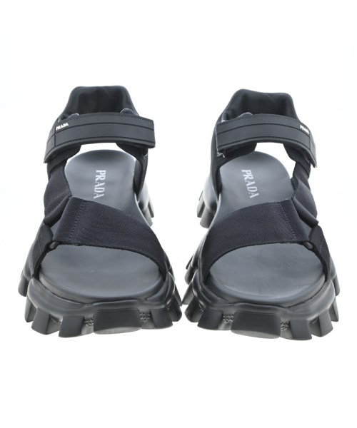 PRADA（プラダ）サンダル 黒 サイズ:UK9(27.5cm位) メンズ/2200681371255