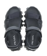 PRADA（プラダ）サンダル 黒 サイズ:UK9(27.5cm位) メンズ/2200681371255
