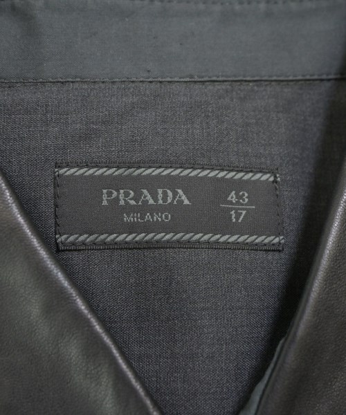 PRADA（プラダ）カジュアルシャツ グレー サイズ:43(XXL位) メンズ/2200681872011
