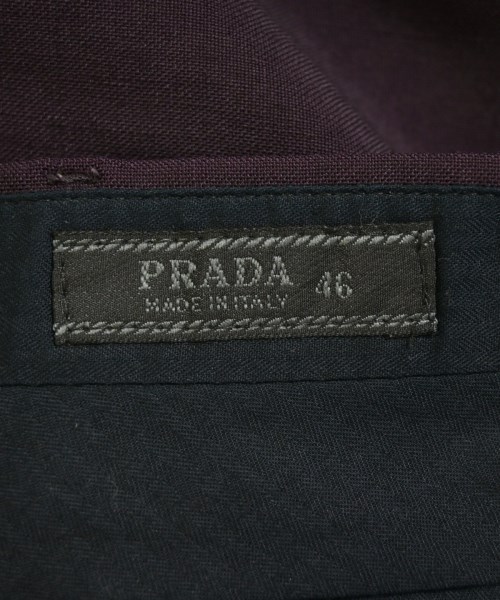 PRADA（プラダ）スラックス 紫 サイズ:46(M位) メンズ/2200692938690