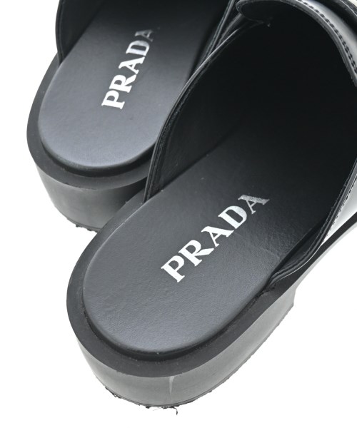 PRADA（プラダ）ドレスシューズ/ローファー 黒 サイズ:37(23.5cm位) レディース/2200693973010