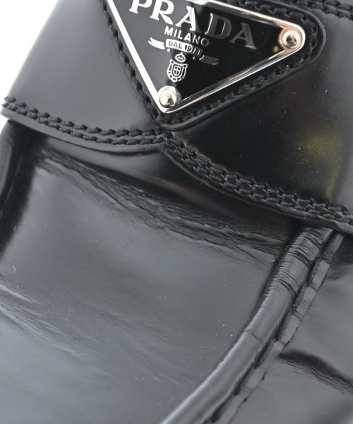 PRADA（プラダ）ドレスシューズ/ローファー 黒 サイズ:37(23.5cm位) レディース/2200693973010