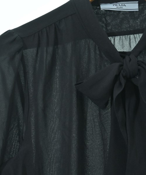 PRADA（プラダ）ブラウス 黒 サイズ:36(XS位) レディース/2200693991465