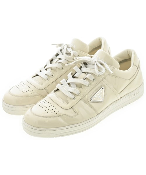 PRADA(プラダ)スニーカー ベージュ サイズ:8(27cm位)/2200694265022