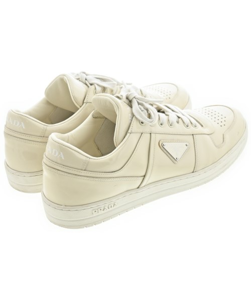 PRADA（プラダ）スニーカー ベージュ サイズ:8(27cm位) メンズ/2200694265022