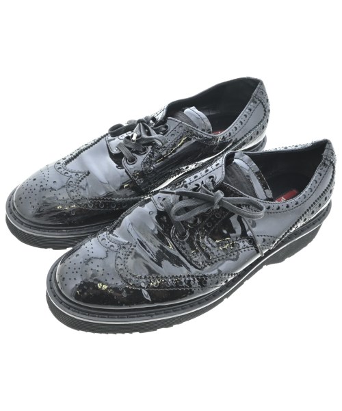 PRADA(プラダ)ドレスシューズ/ローファー 黒 サイズ:EU37 1/2(24cm位)/2200672718137