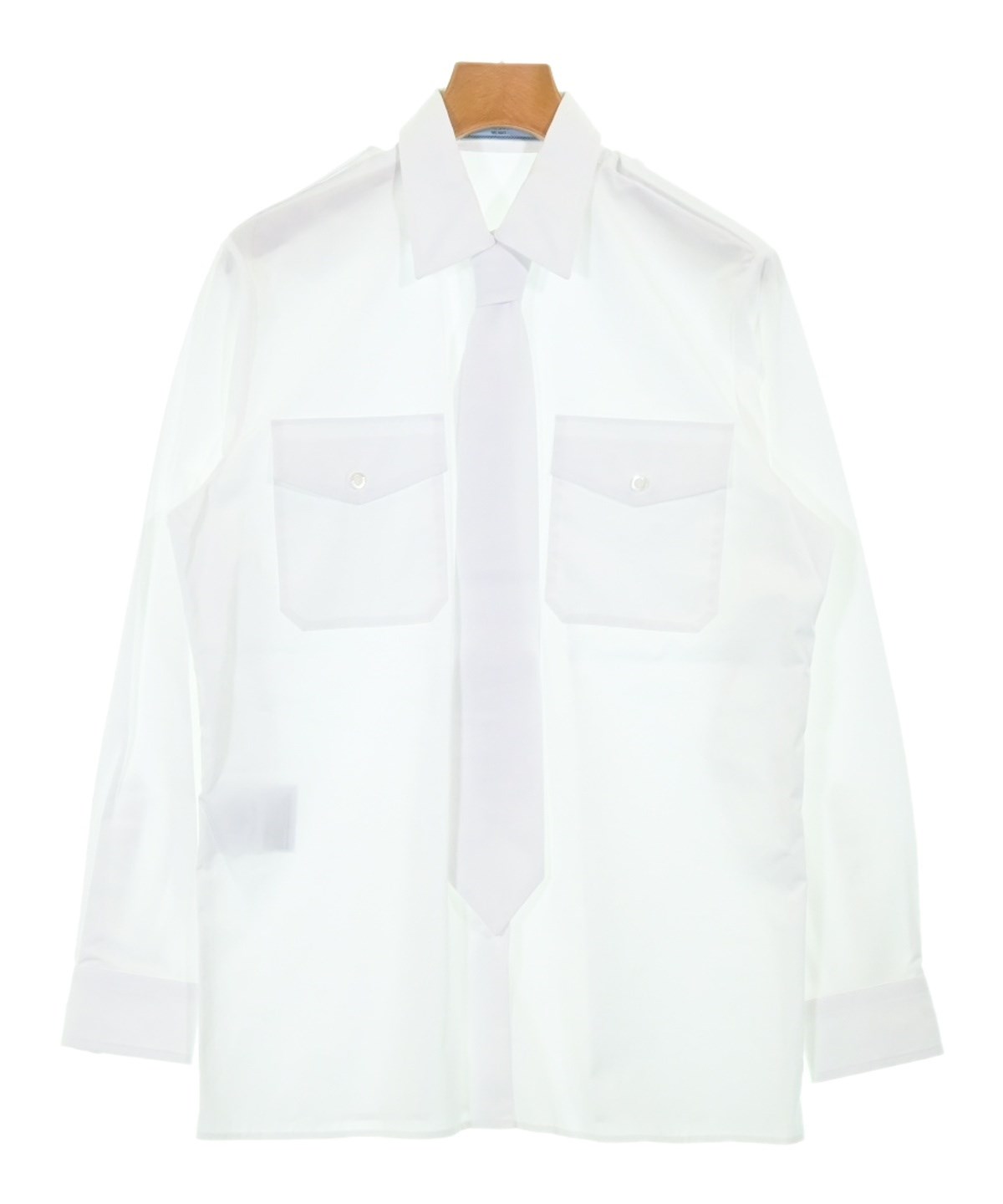 PRADA ホワイトシャツ　専用 PRADA（プラダ）カジュアルシャツ 白 サイズ:38(S位) レディース