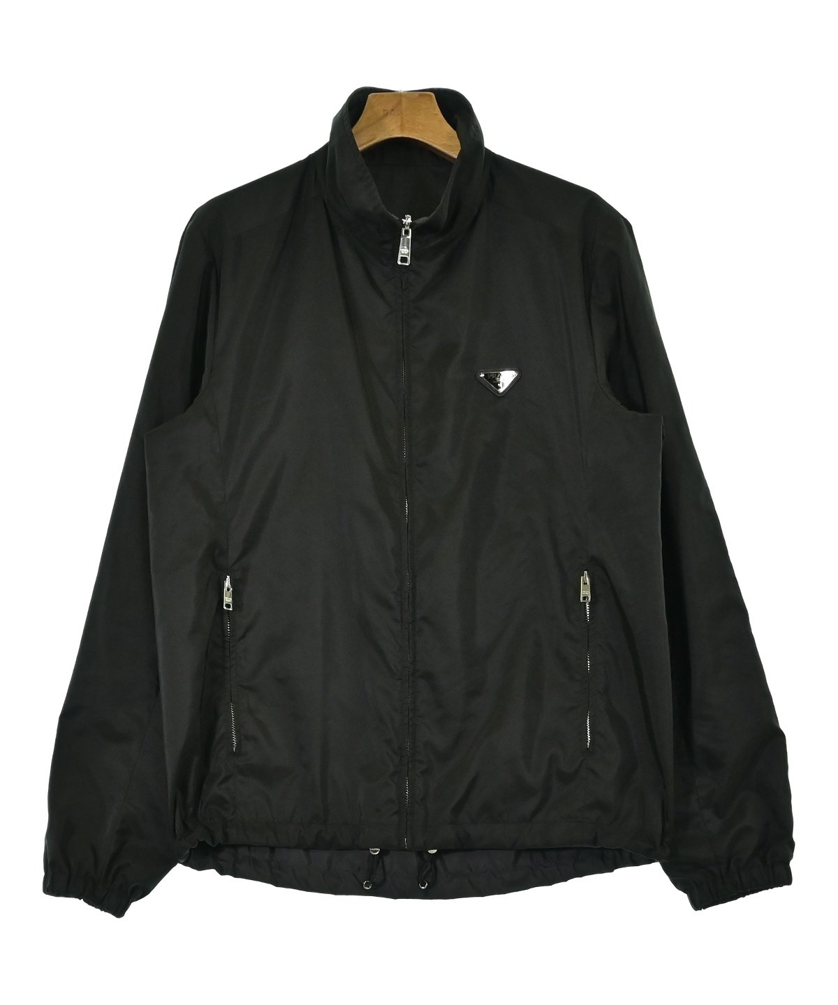 即購入可 ！PRADA ブラック ブルゾン Mサイズ PRADA（プラダ）ブルゾン 黒 サイズ:54(XXL位) メンズ/2200694571017
