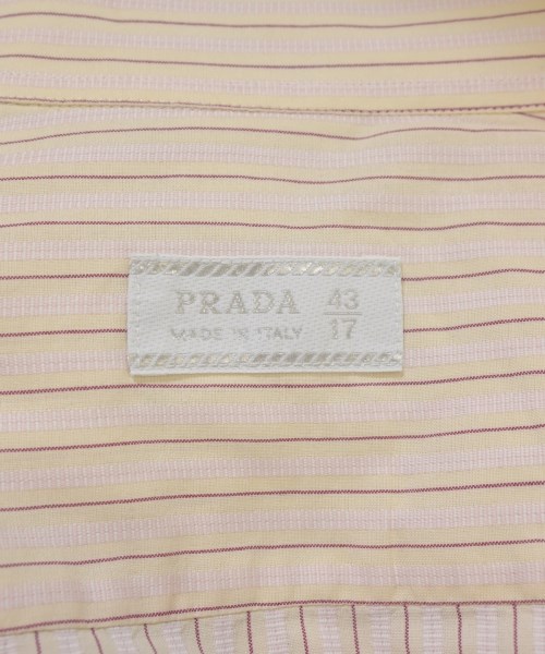 PRADA（プラダ）カジュアルシャツ ピンク サイズ:43(XXL位) メンズ/2200694791026