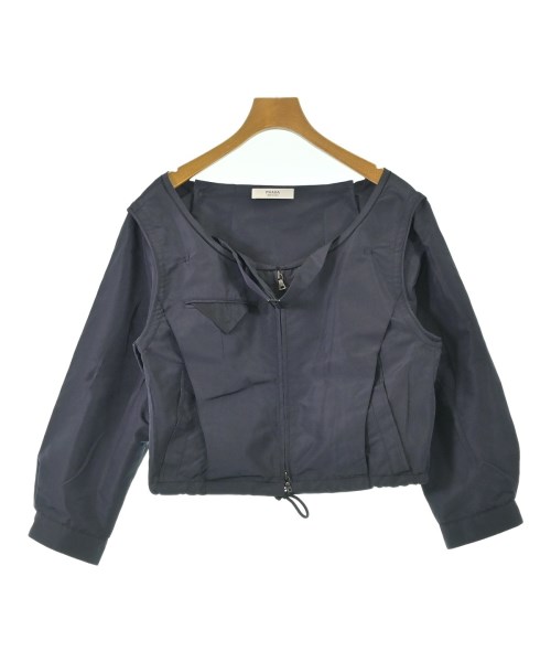 PRADA(プラダ)ブルゾン 紺 サイズ:38(S位)/2200694817016