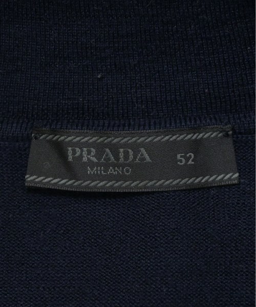 PRADA（プラダ）ニット・セーター 紺 サイズ:52(XXL位) メンズ/2200694973040
