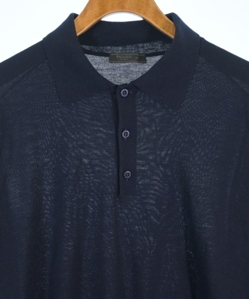 PRADA（プラダ）ニット・セーター 紺 サイズ:52(XXL位) メンズ/2200694973040