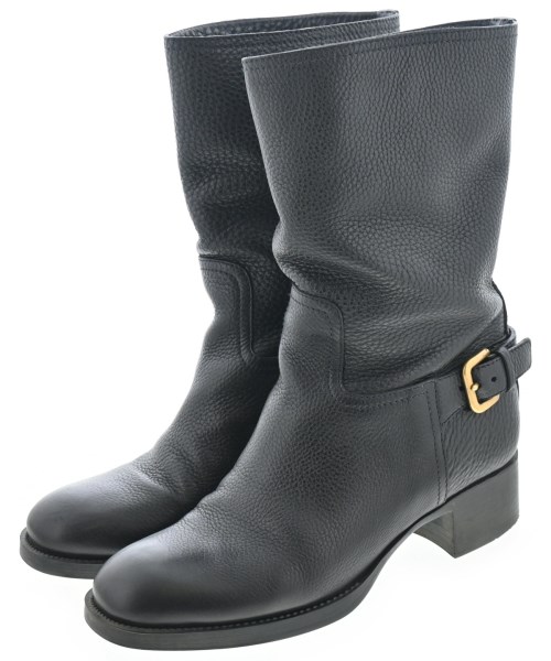 PRADA(プラダ)ブーツ 黒 サイズ:EU39(25.5cm位)/2200695166014