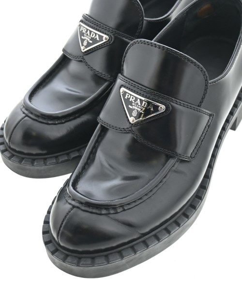 PRADA（プラダ）ドレスシューズ/ローファー 黒 サイズ:EU37(23.5cm位) レディース/2200695495039