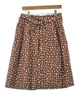 PRADA（プラダ）ひざ丈スカート 茶 サイズ:S レディース/2200688819095