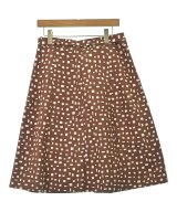 PRADA（プラダ）ひざ丈スカート 茶 サイズ:S レディース/2200688819095