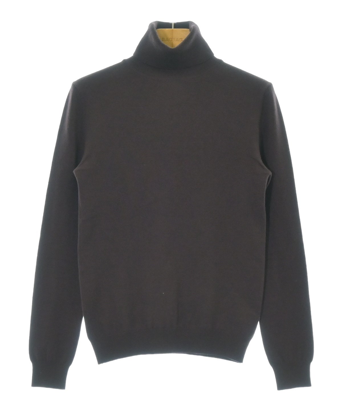 【新品未使用】PRADA 21AW 三角ロゴ ケーブルニットセーター 52 箱付 PRADA（プラダ）ニット・セーター 茶 サイズ:-(S位) レディース