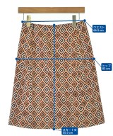PRADA（プラダ）ひざ丈スカート オレンジ サイズ:38(S位) レディース/2200695855024