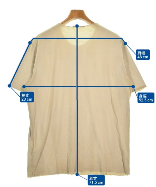 PRADA（プラダ）Tシャツ・カットソー ベージュ サイズ:L メンズ/2200684625027
