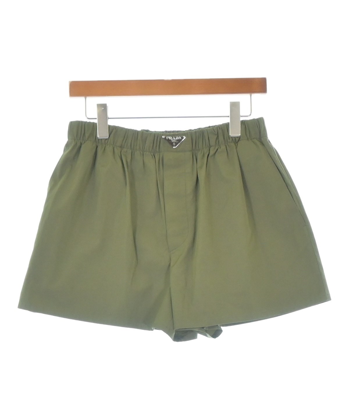 PRADA（プラダ）ショートパンツ カーキ サイズ:S メンズ/2200696298035