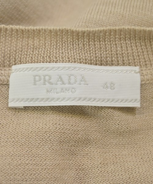 PRADA（プラダ）ニット・セーター ベージュ サイズ:48(L位) メンズ/2200696472145