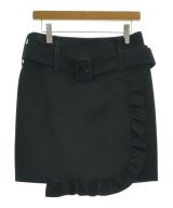 PRADA（プラダ）ひざ丈スカート 黒 サイズ:38(S位) レディース/2200690329056