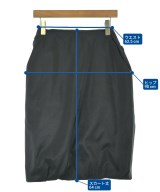 PRADA（プラダ）ひざ丈スカート 黒 サイズ:40(M位) レディース/2200692609033