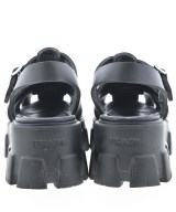 PRADA（プラダ）サンダル 黒 サイズ:EU36(22.5cm位) レディース/2200696900020
