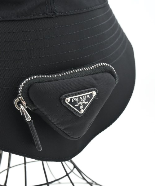 PRADA（プラダ）ハット 黒 サイズ:XL メンズ/2200697008015