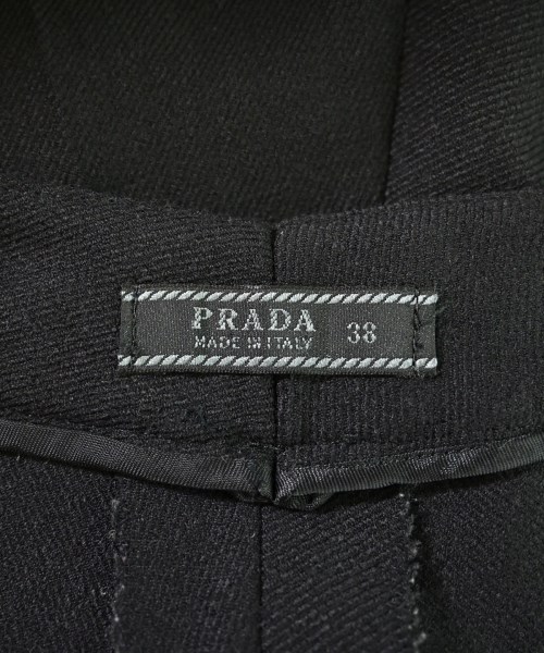 PRADA（プラダ）スラックス 黒 サイズ:38(S位) レディース/2200696290411