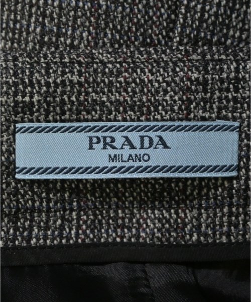 PRADA（プラダ）ひざ丈スカート グレー サイズ:36(XS位) レディース/2200698060159