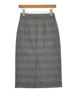 PRADA（プラダ）ひざ丈スカート グレー サイズ:36(XS位) レディース/2200698060159