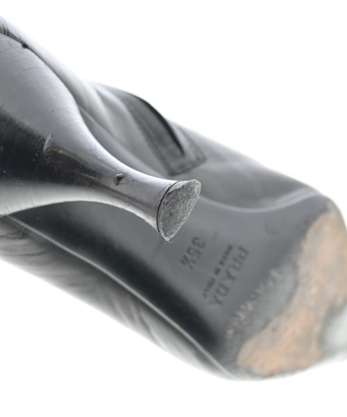 PRADA（プラダ）ブーティ 黒 サイズ:35.5(22cm位) レディース/2200698089105