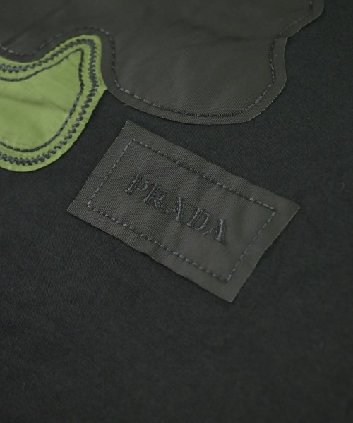 PRADA（プラダ）Tシャツ・カットソー 黒 サイズ:L メンズ/2200698567351