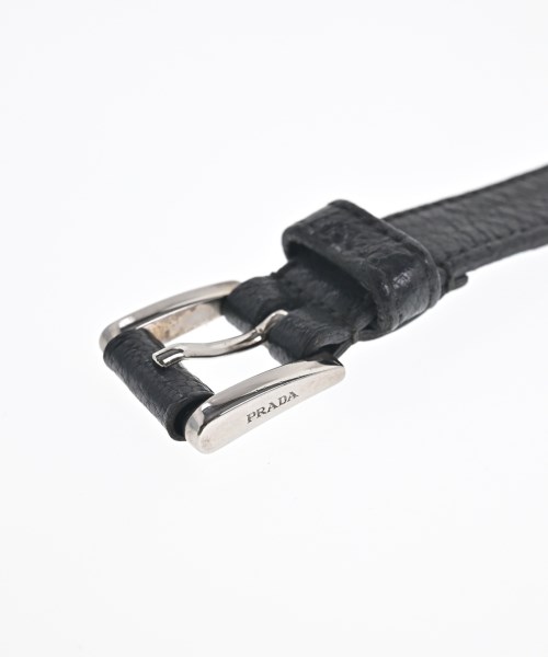 PRADA（プラダ）ベルト 黒 サイズ:80 レディース/2200698877061