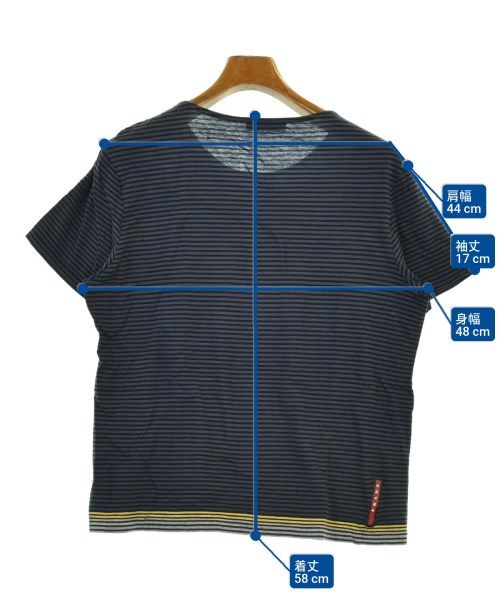 PRADA（プラダ）Tシャツ・カットソー 紺 サイズ:S メンズ/2200698976177