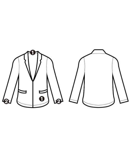 PRADA（プラダ）テーラードジャケット 白 サイズ:42(M位) レディース/2200698984035