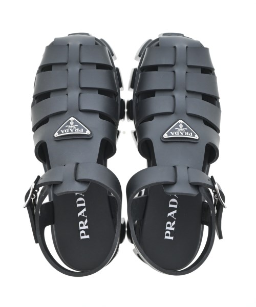 PRADA（プラダ）サンダル 黒 サイズ:7(26cm位) レディース/2200699114011