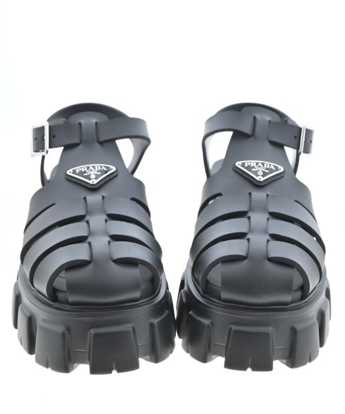 PRADA（プラダ）サンダル 黒 サイズ:7(26cm位) レディース/2200699114011
