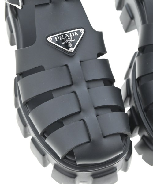 PRADA（プラダ）サンダル 黒 サイズ:7(26cm位) レディース/2200699114011